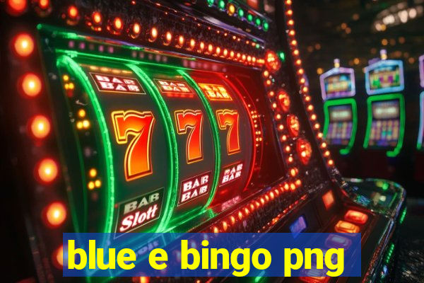 blue e bingo png